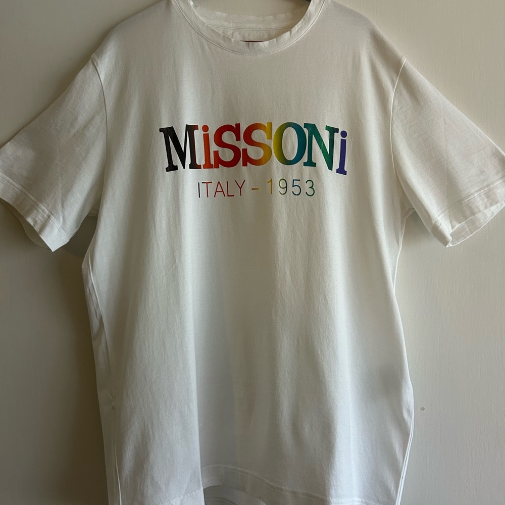 Missoni Multicolor Logo T-Shirt
